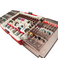 Set 418 accesorii pentru mini polizor drept, Raider Power Tools 138409