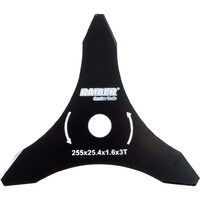 Lama motocoasa tip triunghi Ø255x25.4 mm, Raider Garden Tools 142101