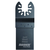 Rezerva unealta muntifunctionala,taiere lemn 34x40mm CrV, Raider Power Tools 155601