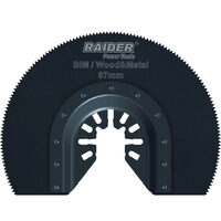 Disc unealta multifunctionala pt.lemn si metal ø87mm BIM, Raider Power Tools 155604