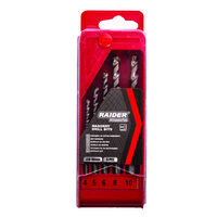 Set burghie pt. zidarie 5pcs. Ø4, 5, 6, 8, 10mm RD, Raider Power Tools 157113