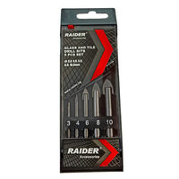 Set 5 burghie pentru sticla si ceramica Ø3, 4, 6, 8 si 10mm, Raider Pro 157798