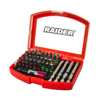 Set 42 biti si suport magnetic 1/4'' Raider, Raider Power Tools 158902