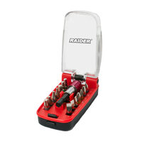 Set 15 biti si suport magnetic 1/4'' Raider, Raider Power Tools 158903