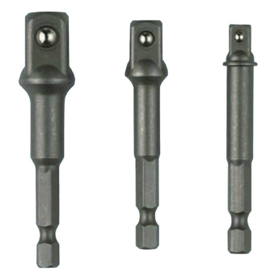 Set 3 adaptori patrati 1/4 HEX la 3/8 si 1/2 Raider, Raider Power Tools 158904
