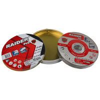 Set 10 discuri pentru taiat metal 115х1.0 A60T INOX, Raider Pro 160157