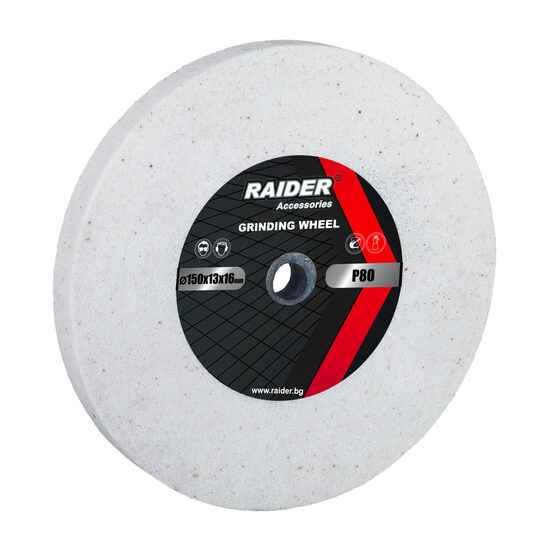 Piatra ptr polizor 200x20x16mm alb P60, Raider Power Tools 165121