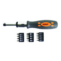 Set maner surubelnita cu clichet +biti 13 piese GD, Gadget 225201