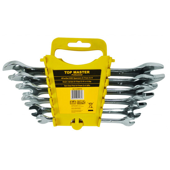 Cheie fixa 6-17mm set 6pcs CR-V TMP, Top Master Pro 235115