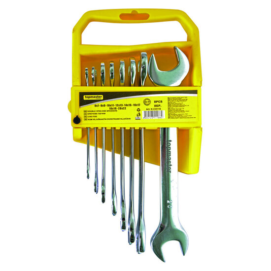 Cheie fixa 6-22mm set 8pcs CR-V TMP, Top Master Pro 235116