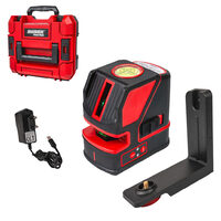 Nivela automata laser verde cruce 30m 180° RD-CLG01, Raider Power Tools 260803