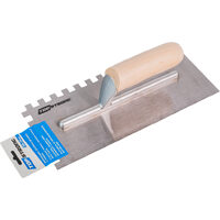 Gletiera cu maner lemn fara dinti 280x120mm cu dinti TS, Top Strong 320104