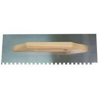 Gletiera maner lemn cu dinti 380x130mm TS, Top Strong 321002