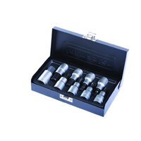 Set tubulare cu biti 1/2" 4-17mm 9pcs CR-V TMP, Top Master Pro 330147