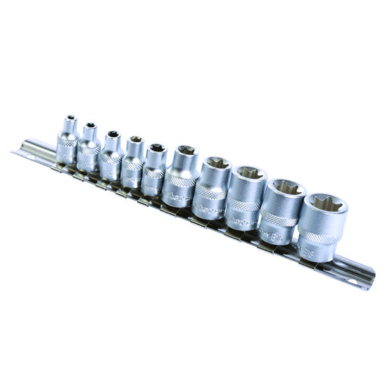 Set tubulare 1/4" & 3/8" 10pcs CR-V TMP, Top Master Pro 330148