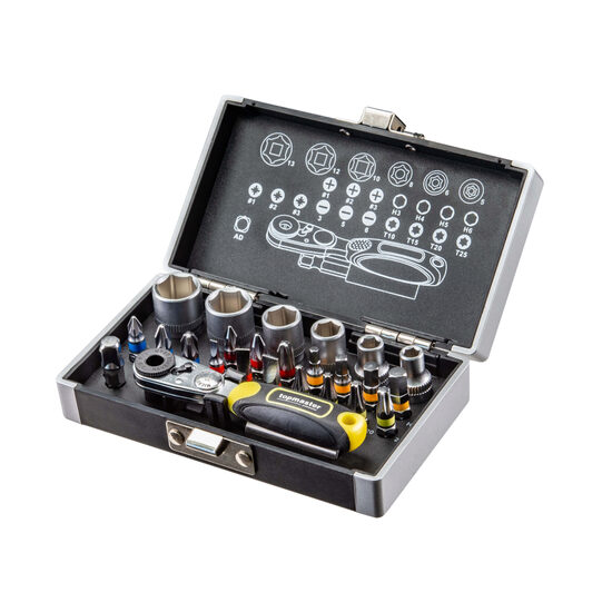 Set 26 buc biti si tubulare ¼, Top Master Pro 330157