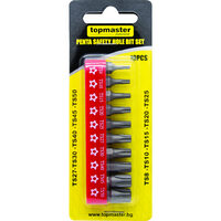 Set 10 biti Torx a 1/4' TS8-50 TMP, Top Master Pro 330169
