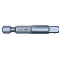 Adaptor 1/4" hex x 1/4 patrat 50mm, Top Master Pro 330367