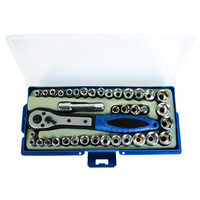 Set tubulare 39pcs 1/4" 4-15mm BS, Basic 330532