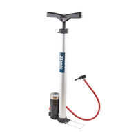 Pompă manuala pentru anvelope cu manometru BS, Basic 332104