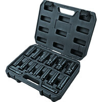 Set 15 chei tubulare lungi de impact 1/2" 10-32mm TMP, Top Master Pro 338802