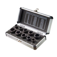 Set 10 buc extractoare suruburi 3/8" - 9-19 mm TMP, Top Master Pro 339702