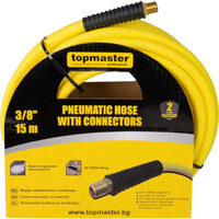 Furtun pneumatic 3/8", 15m, cu conectori TMP, Top Master Pro 344109