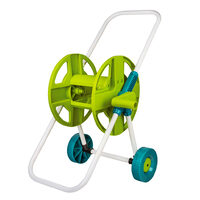 Derulator tambur pentru furtun cadru metalic si roti 45m TG, Top Garden 380966