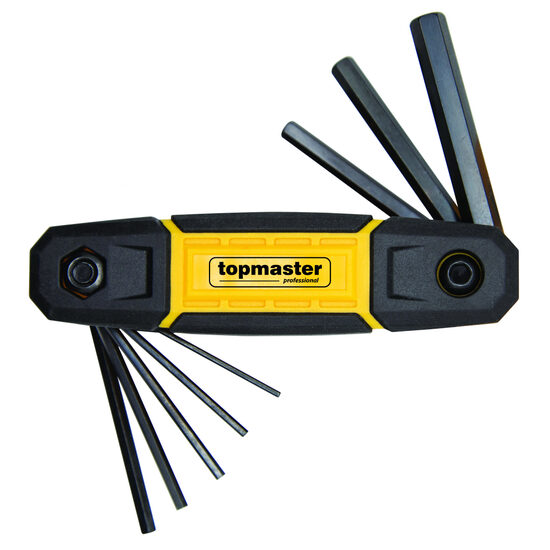 Set 8 buc. chei imbus 1.5-8mm CR-V TMP, Top Master Pro 390100
