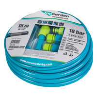 Furtun 1/2" x 15m T+ 4 accesorii TG, Top Garden 402101