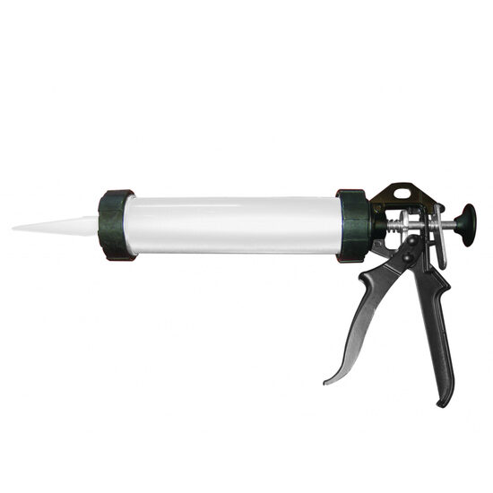 Pistol tub aluminiu pentru mastic siliconic 9"/225mm, Top Strong 491301
