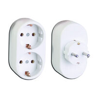 Priza tip splitter dublu Shuko MK, Makalon 700769