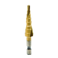 Burghiu conic in trepte HEX 1/4" HSS + TIN ø4-12mm, Raider Pro 150678