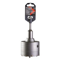Carota gaurire beton cu tija si burghiu 65mm SDS-plus, Raider Power Tools 154815
