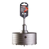 Carota gaurire beton cu tija si burghiu 130mm SDS-plus, Raider Power Tools 154817