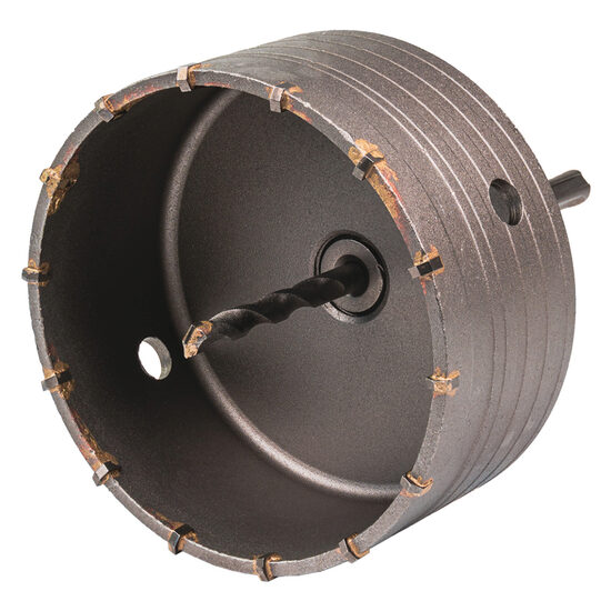 Carota gaurire beton cu tija si burghiu 120mm SDS-plus, Raider Power Tools 154823