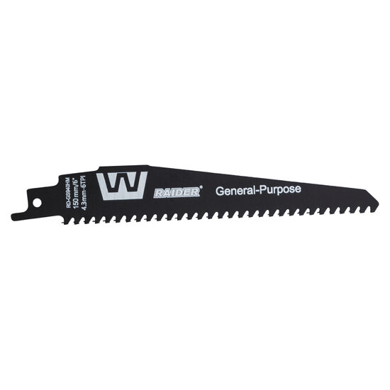 Lama fierastrau sabie universala 150mm 4,3mm6TPI RD-GS940HM, Raider Power Tools 155510