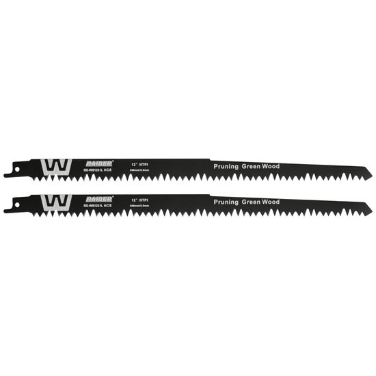 Lama fierastrau sabie lemn 300mm 5mm 5TPI 2pcs. RD-WS1231L, Raider Power Tools 155523