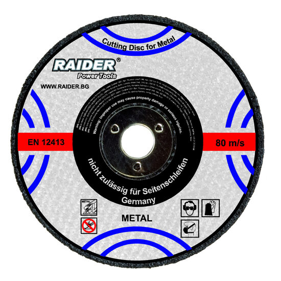 Disc abraziv 115х6х22.2mm, Raider Power Tools 160109