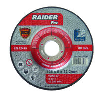 Disc pentru slefuit metal 230х6х22.2mm RDP, Raider Pro 160147