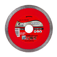 Disc diamantat continuu WET 115x22.2mm RD-DD09, Raider Power Tools 162103