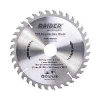 Disc circular pentru lemn 190х36Тх30mm, Raider Power Tools 163146