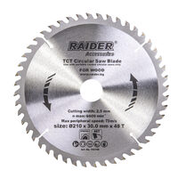 Disc circular pentru lemn 210х48Тх30mm, Raider Power Tools 163150