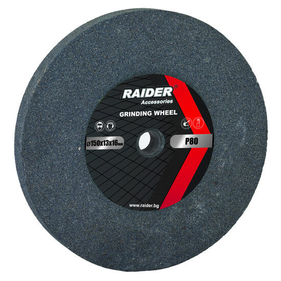 Piatra ptr polizor 200x20x16mm gri P60, Raider Power Tools 165123