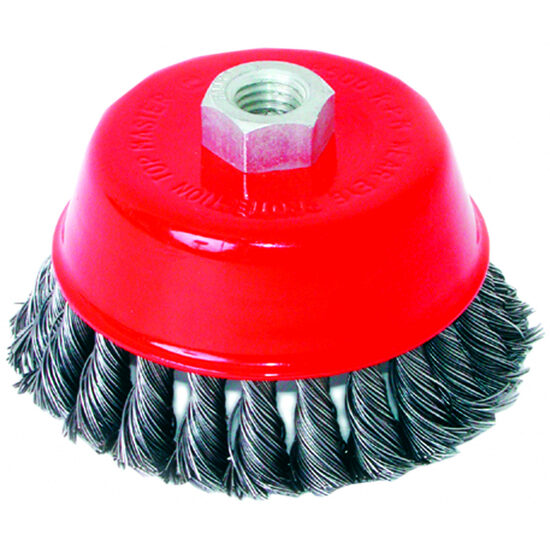 Perie sarma rotativa cu toroane, clopot 75mm, Raider Power Tools 171101