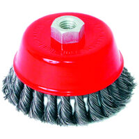Perie sarma rotativa cu toroane, clopot 100mm, Raider Power Tools 171104