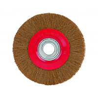 Perie circulara din sarma otel acoperire alama 5/125mm, Raider Power Tools 172101