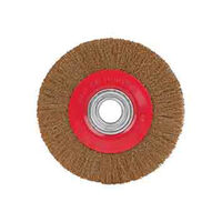 Perie circulara din sarma otel acoperire alama 8/200mm, Raider Power Tools 172103
