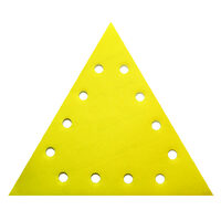 Set 5 bucati smirghel VELCRO triunghiular 285mm grit 80, Raider Power Tools 180726