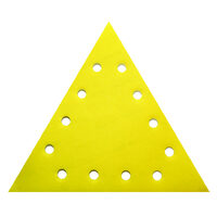 Set 5 bucati smirghel VELCRO triunghiular 285mm grit 150, Raider Power Tools 180729